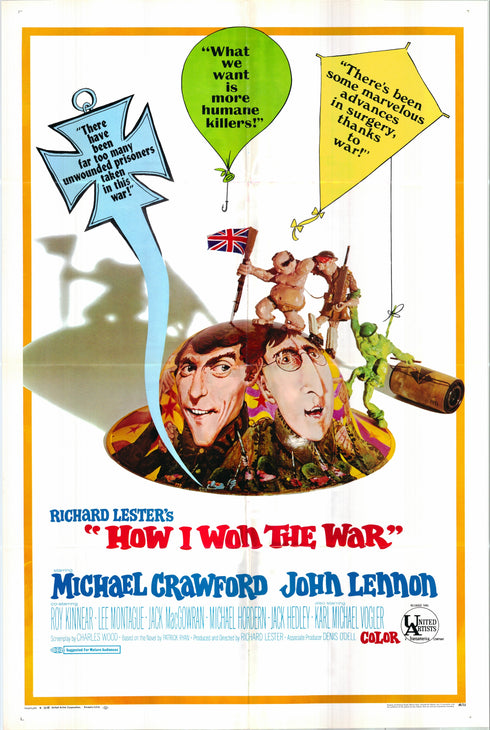 how i won the war 1968 one sheet poster folded